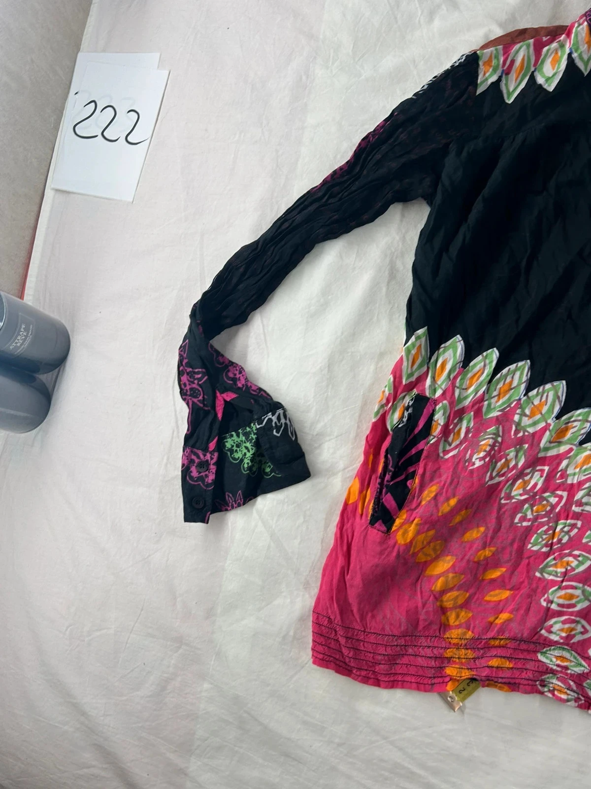 Desigual blouse met lange mouwen en multicolor vintage patroon – photo 4